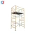 Import durable steel pipe frame h type powder coated mobile scaffolding tower with ladder from China