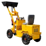 E12 cheapest 400kg mini electric front loader diesel loader for sale 4x4 loaders 1000kg