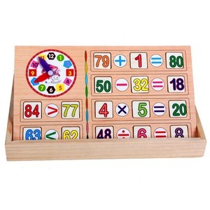 Early Educational Toys Number Math Calculate Game Wooden Digital Toys Mathematics Puzzle Toys