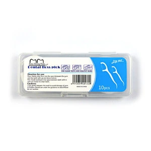 Easy Glide Compostable Portable Teeth Flosser Dental FLoss Pick In Box Pack