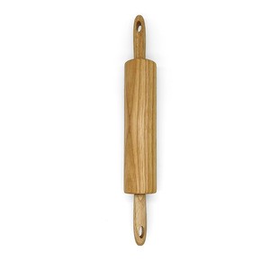Eco-Friendly Bakeware Baking Tools Pie Pizza Roll Stick Rubber Wood Rolling Pin with Big Cylinder
