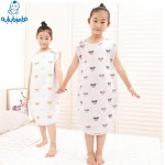 eco-friendly organic cotton baby sleeping bag customized nice pattern Pure cotton
