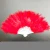 Import Elegant collapsible Turkey Feather Hand Fan party favors wedding return promotion gifts lady belly dancing fan from China
