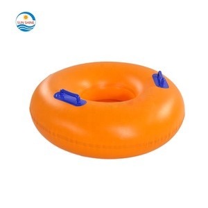 EN71 Certificate Durable PVC 42&quot; Round Shape Inflatable Water Park Tube Pool Float For Adults