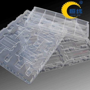 esd plastic packaging tray for electronic products