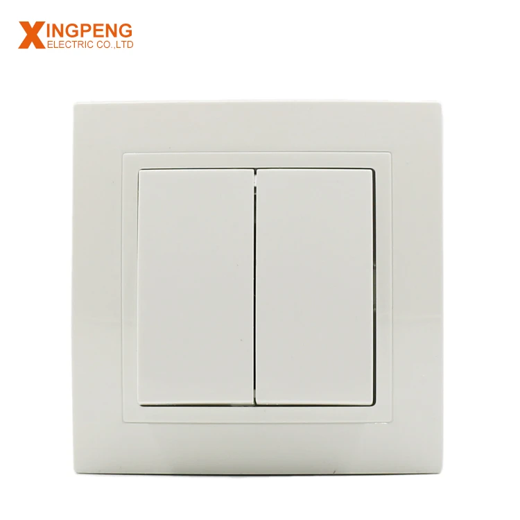 EU style odm oem Italian electric outlet 2 gang 10a double gang wall switch socket 220v
