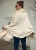 Import Europe and the United States autumn and winter explosions tassel cloak shawl fur collar cloak solid color cardigan sweater from China