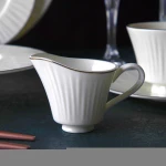 European Bone China Dinnerware Set Dishes, Round Dinner Table Set, Durable Fine Bone China Dinnerware>
