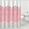 European Style 100% Polyester Easy Clean Printed Shower Curtains