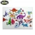 Import Excellent quality self-adhesive lovely children education toy animal sticker from China