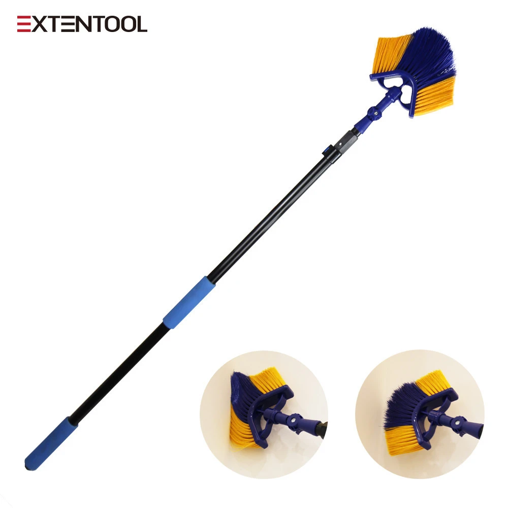 Extenclean long handle wall cleaning brush for ceiling roof household telescopic extension