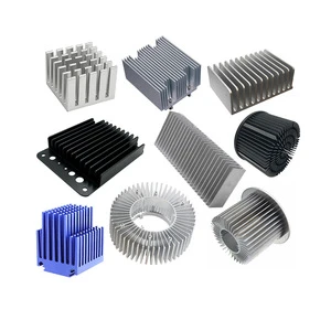 Extrusion profiles cylindrical bonded fin graphene heat sink aluminum