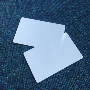 Factory clear credit card size ID white blank plastic pvc cards