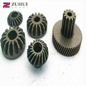 Factory customized powder metal sintering small sintered metal helical bevel gears