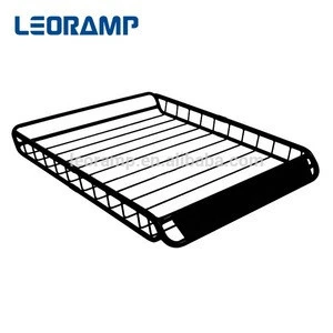 Factory direct sales heavy duty bright black powder coated  steel car roof rack