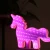 Import Factory Price cartoon decoration cross-border LED plastic usb and battery power mirror lamp Unicorn LED table lamp from China