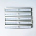 Factory price motion sensor closet light 10 LED PIR motion sensor under cabinet light battery operated led night light