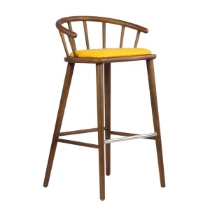 factory price traditional bar chair high bar stool with back