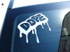 Factory produce weatherproof UV resistant outdoor use die cut transfer decals for car windows