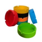 Factory wholesale portable silicone Heat Resistant custom logo Cigar Ashtray