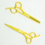 Factory Wholesale Stainless Steel Thinning Scissors Polished With Comfortable Handle Design Made In Pakistan