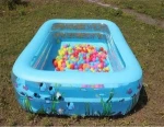 family size swimming pool large inflatable pool with plastic water ball toys