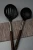 Import Fashion black Eco-friendly Wooden stainless steel handle Silicone Kitchen Accessories household tools from China