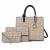 Import Fashion printed women&#39;s handbag Single Shoulder Messenger Bag mother bag three piece high capacity bag from China