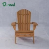 Fashion style garden adirondack chair folding wooden beach lounge chair