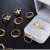Import Fashion vintage ring drop set diamond ring rhinestone gold finger ring wedding accessories 12pcs/set from China