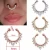 Import Faux Nose Rings Hoop Stainless Steel Faux Lip Ear Nose Septum Ring Non-Pierced Clip On Nose Hoop Rings from China