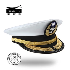 Fine Embroidery Woven Badge Sailor Hats for Sale