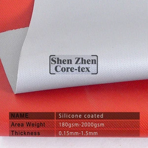 fire resistance silicon fiberglass cloth for fireproof curtain