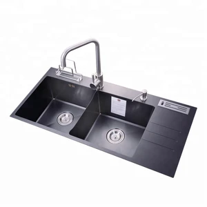 first-class stainless steel nanometer kitchen sink double sink stainless sink