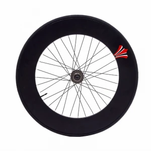Fixed Gear Wheel 90mm Rim 70mm Aluminum Alloy Flip-flop Wheelset Road Bike Fixie Bicycle With Tires Cycle Cycling Accessories