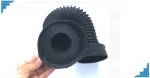 Flexible Nylon Round Range Accordion Dust CNC Machine Bellows Cover