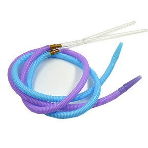 flexible plastic  shisha cachimbas 6 hose hookah / wholesale tabaco shisha russian  hookah disposable hose