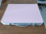 Foldable Laptop Table Lapdesk, Breakfast Bed Serving Tray, Portable Mini Picnic Desk