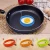 Import Food grade silicone round shape with handle high temperature kitchen baking mold omelette ring Egg Tools from China