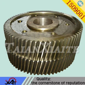Forged alloy steel machinery engine parts gear