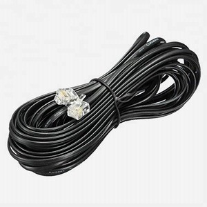 fpc Telephone cable for communication RJ11 6P4C plug flat cable