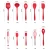 Import Free Sample Food Grade Silicone 12PCS Silicone Kitchen Utensil Set from China