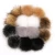 Import Free samples Custom color size Factory wholesale fake fox fur pompom faux raccoon fur pom ball with snap from China