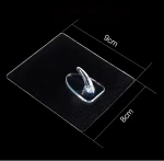 Free samples wall mounted removable reusable plastic magic adhesive hook