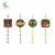 Import Funny Design Recycled Paper Straw Cute Halloween Series Party Straws from China