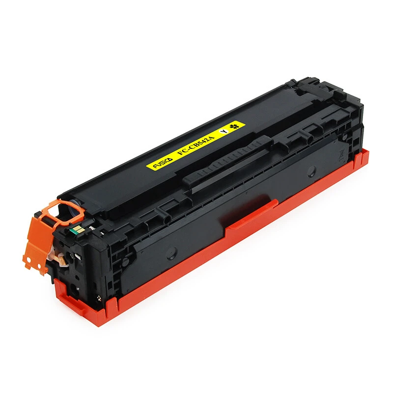FUSICA Printer Supplies 125A Yellow Compatible Laser Printer Toner Cartridge CB542A