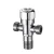 Import G1/2" Inlet and Outlet Angle Valve Faucet Water Filling Stop Valve Brushed Stainless Steel (2-WAYS) from China