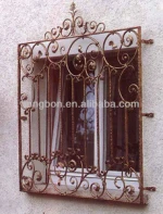 galvanized iron window guard for home