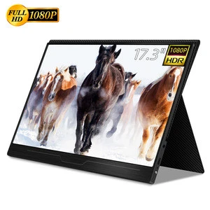 Gaming PC Monitor 17.3 inch 1080P Portable Gaming Display from Intehill