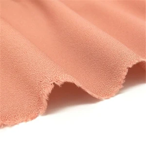 Garment curtain material colorful wool dobby heavy printed chiffon fabric